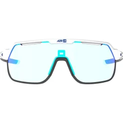 Occhiali da sole AZR Victory Rx Blanche Vernie Photochromique Irisé Bleu