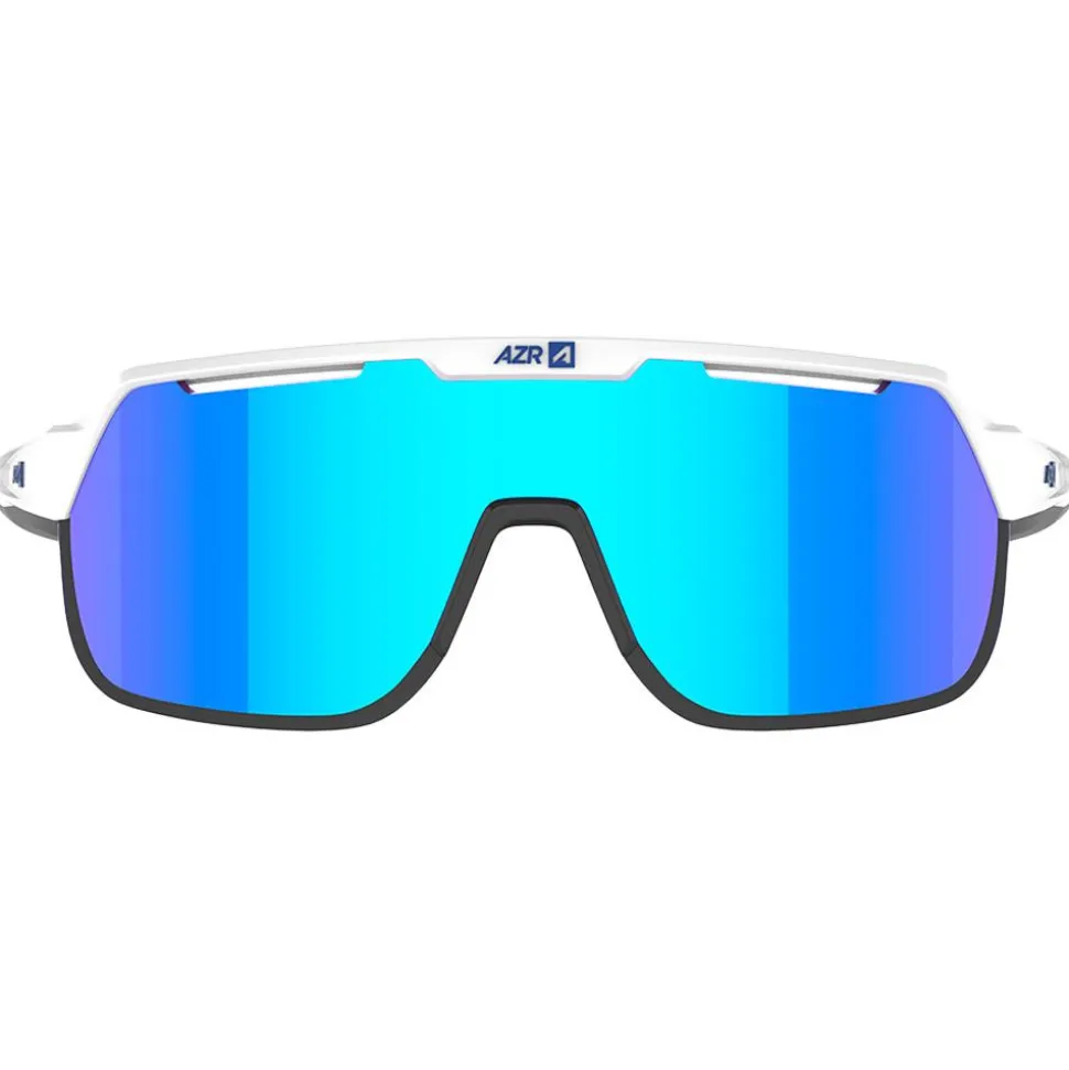 Occhiali da sole AZR Victory Rx Blanche Vernie Multicouche Bleu