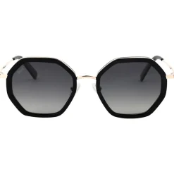 Occhiali da sole Binocle Eyewear Angela Shiny Gold Black Gradient Grey Polarized