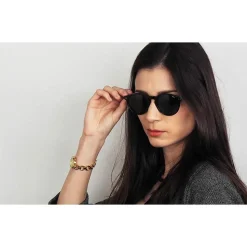 Occhiali da sole Binocle Eyewear California Shiny Tortoise Grey Polarized