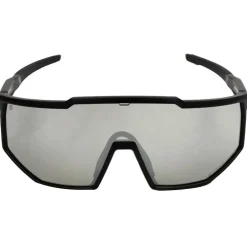 Occhiali da sole Binocle Eyewear Horizon Shiny Black Silver Mirror Polarized