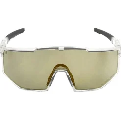 Occhiali da sole Binocle Eyewear Horizon Shiny Translucide Gold Mirror Polarized
