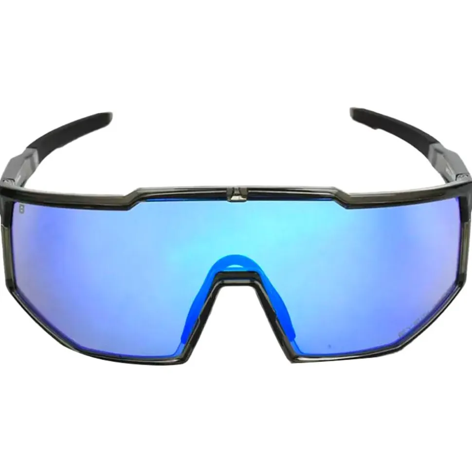 Occhiali da sole Binocle Eyewear Horizon Shiny Grey Blue Mirror Polarized