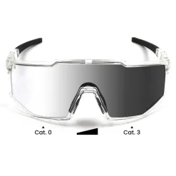 Occhiali da sole Binocle Eyewear Horizon Shiny Translucide Translucide Grey Photo
