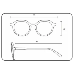 Occhiali da sole Binocle Eyewear Melbourne Shiny Grey Grey Polarized