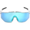 Occhiali da sole Binocle Eyewear Horizon Shiny Translucide Ice Blue Mirror Polarized