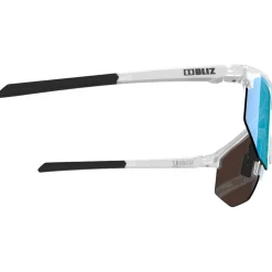 Occhiali da sole Bliz Hero Transparent White Smoke Ice Blue Mirror