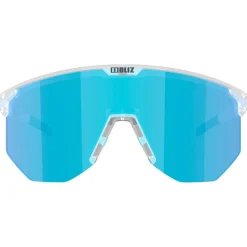 Occhiali da sole Bliz Hero Transparent White Smoke Ice Blue Mirror