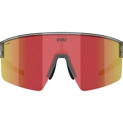 Occhiali da sole Bliz P004 Transparent Dark Grey Brown Red Multi