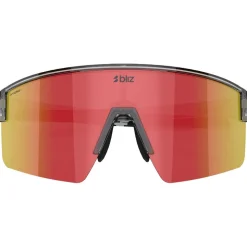 Occhiali da sole Bliz P004 Transparent Dark Grey Brown Red Multi