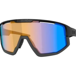 Occhiali da sole Bliz Vision Matt Black Grey Nano Optics Nordic Light Coral Orange Blue Mirror