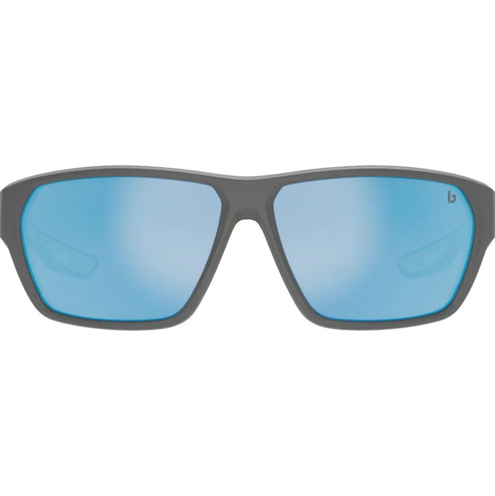 Occhiali da sole Bollé Airfin Grey Matte Acid Sky Blue Polarized