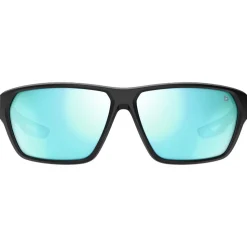 Occhiali da sole Bollé Airfin Matte Black Ocean Sky Blue Polarized