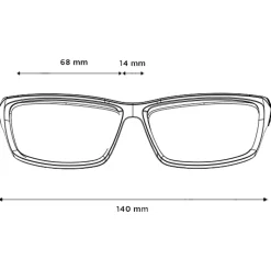 Occhiali da sole Bollé Cerber Black Matte Sky Blue Polarized