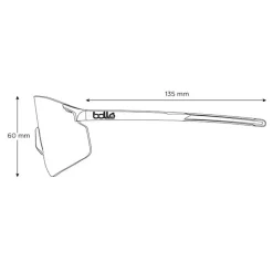 Occhiali da sole Bollé C-Icarus Titanium Matte Volt Ultraviolet
