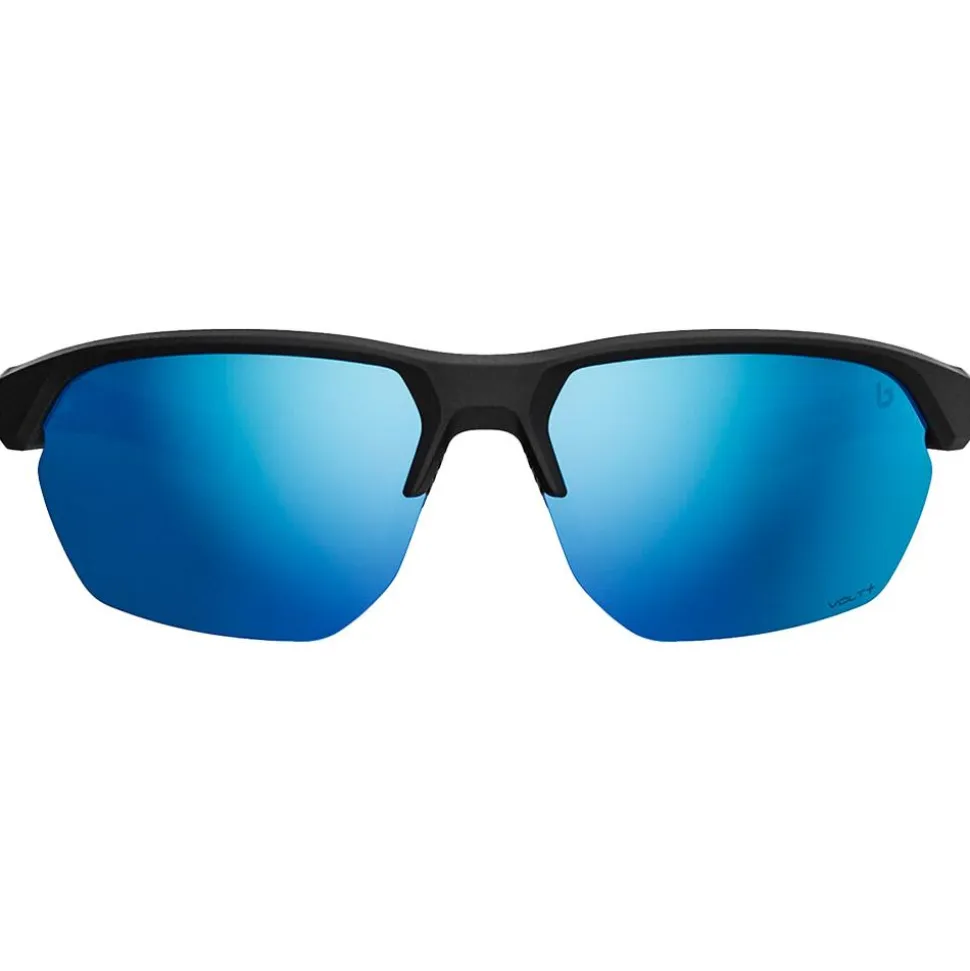 Occhiali da sole Bollé Victus Black Matte Blue Volt+ Offshore Polarized