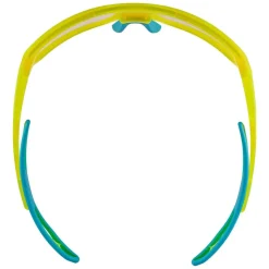Occhiali da sole Cebe S'Track Vision Translucent Neon Yellow Blue Zone Vario Rose Cat.1-3 Silver