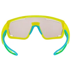 Occhiali da sole Cebe S'Track Vision Translucent Neon Yellow Blue Zone Vario Rose Cat.1-3 Silver