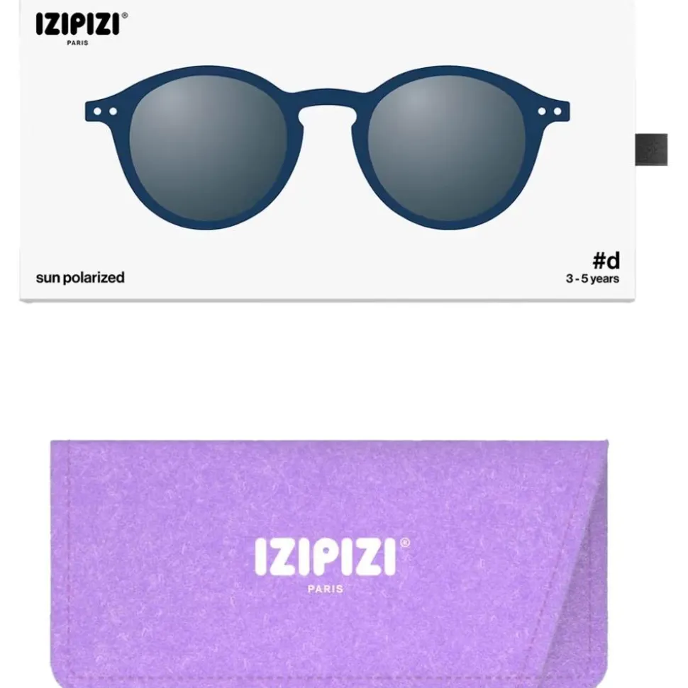 Occhiali da sole Izipizi Sun Kids #D Navy Blue Grey Polarized