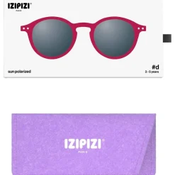 Occhiali da sole Izipizi Sun Kids #D Cranberry Grey Polarized