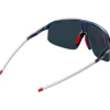 Occhiali da sole Julbo Density Translucide Brillant Bleu Foncé Blanc Rouge Spectron 3