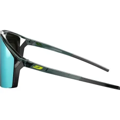 Occhiali da sole Julbo Edge Cover Mat Noir Jaune Fluo Spectron Hd 4 Polarized