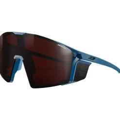 Occhiali da sole Julbo Edge Cover Mat Bleu Bleu Reactiv 0-4 High Contrast