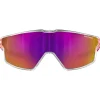 Occhiali da sole Julbo Fury Mini Translucide Brillant Cristal Rose Fluo Spectron 3