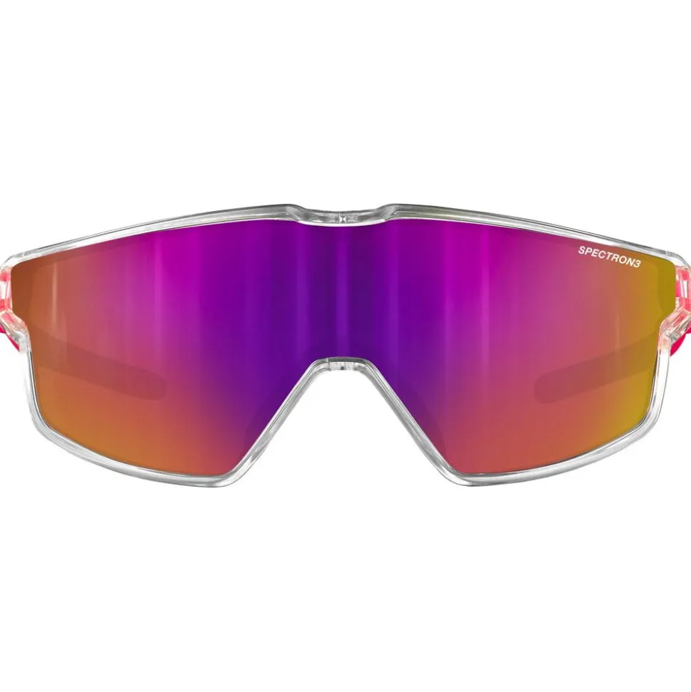 Occhiali da sole Julbo Fury Mini Translucide Brillant Cristal Rose Fluo Spectron 3