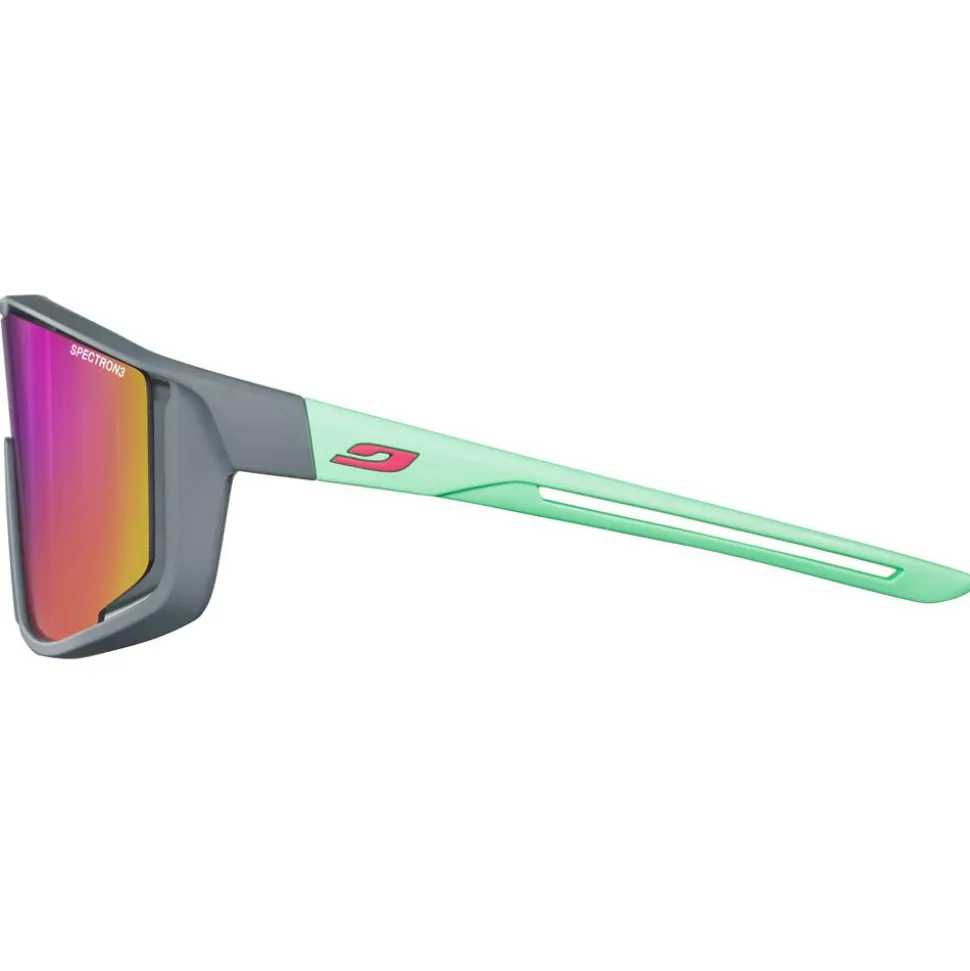 Occhiali da sole Julbo Fury S Gris Vert Spectron 3 Flash Rose