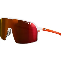 Occhiali da sole Julbo Intensity Mat Blanc Orange Fluo Reactiv 0-3 High Contrast
