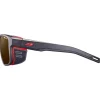 Occhiali da sole Julbo Shield M Mat Noir Orange Reactiv High Mountain 2-4