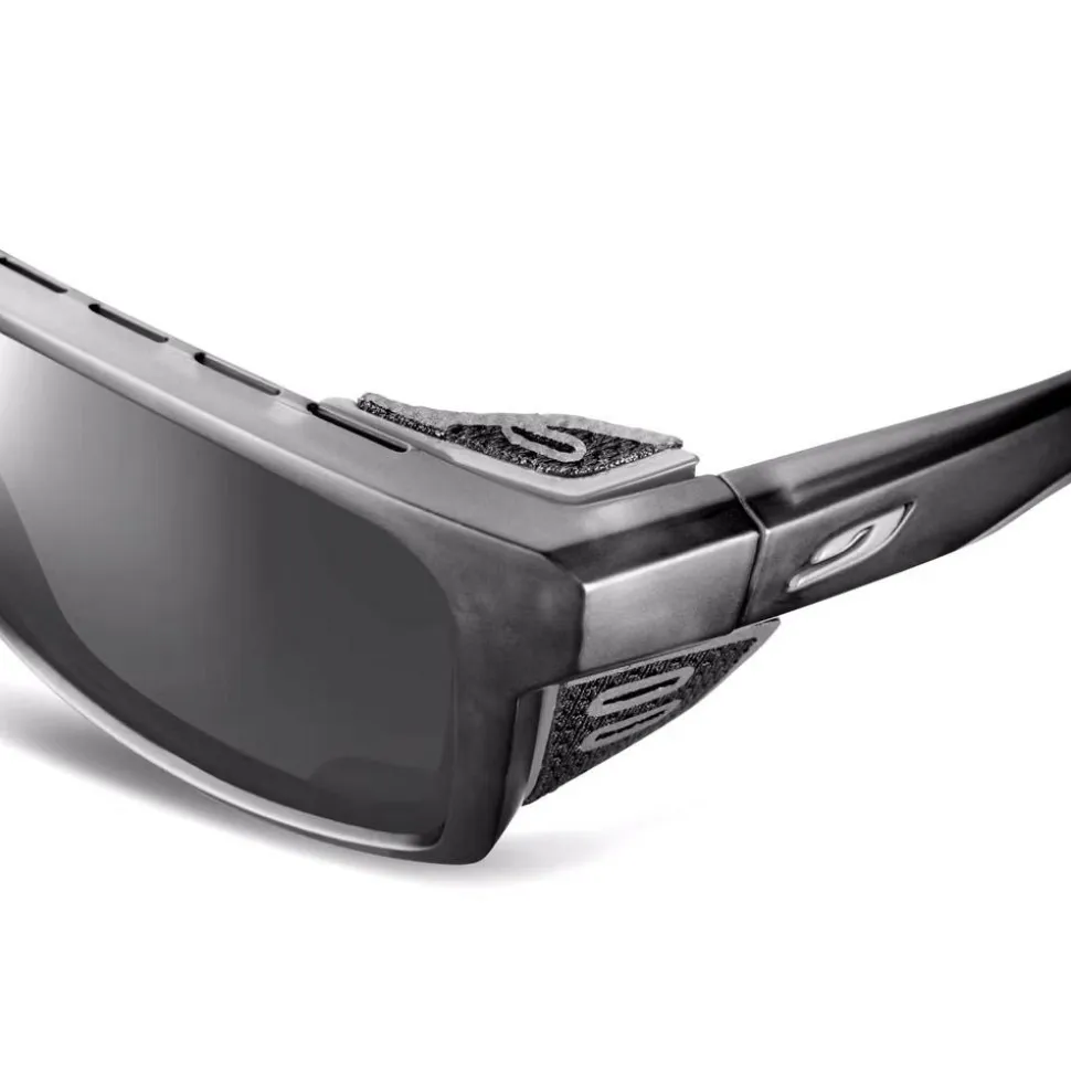 Occhiali da sole Julbo Shield Translucide Mat Noir Bleu Reactiv High Contrast 0-4