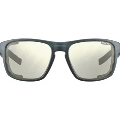 Occhiali da sole Julbo Shield M Translucide Mat Noir Bleu Reactiv High Contrast 0-4