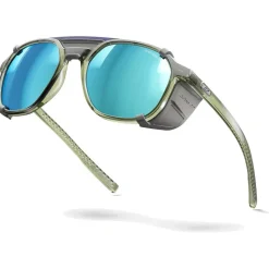 Occhiali da sole Julbo Slack Cover Translucide Brillant Vert Army Gris Spectron Hd 4 Polarized