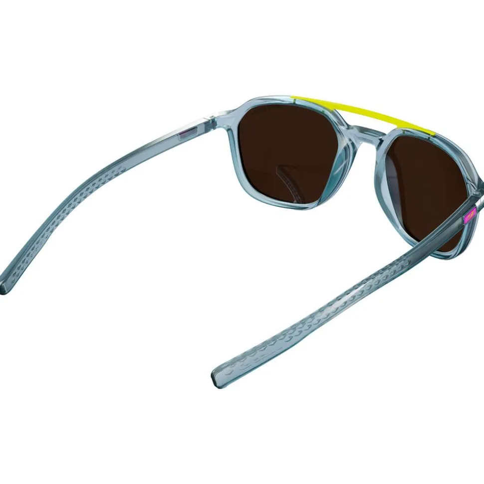 Occhiali da sole Julbo Slack Cover Translucide Brillant Bleu Rose Fluo Spectron 4