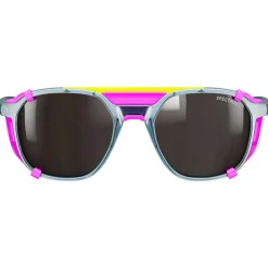 Occhiali da sole Julbo Slack Cover Translucide Brillant Bleu Rose Fluo Spectron 4