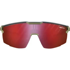 Occhiali da sole Julbo Ultimate Mat Gris Foncé Vert Army Reactiv 0-3 High Contrast