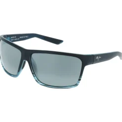 Occhiali da sole Maui Jim Alenuihaha Grey Black Stripe Gris Neutre Mineral Superthin