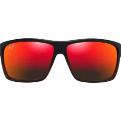 Occhiali da sole Maui Jim Alenuihaha Bordeaux Hawaii Lava Minéral SuperThin