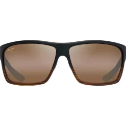 Occhiali da sole Maui Jim Alenuihaha Stripe Dark Brown Bronze Hcl Mineral Superthin