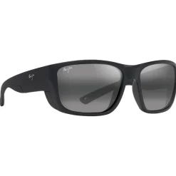 Occhiali da sole Maui Jim Amberjack Noir Mat Neutral Grey Mineral Superthin