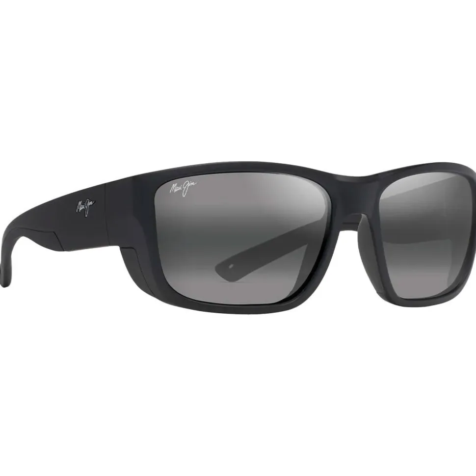 Occhiali da sole Maui Jim Amberjack Noir Mat Neutral Grey Mineral Superthin