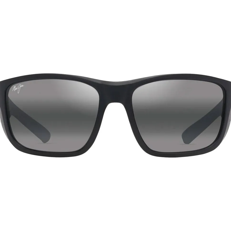 Occhiali da sole Maui Jim Amberjack Noir Mat Neutral Grey Mineral Superthin