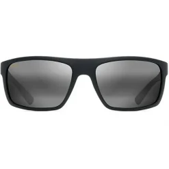 Occhiali da sole Maui Jim Byron Bay Black Matte Rubber Grey