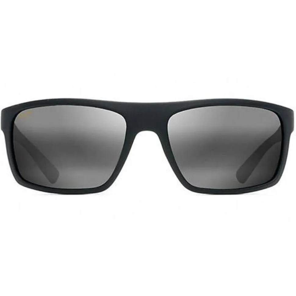 Occhiali da sole Maui Jim Byron Bay Black Matte Rubber Grey