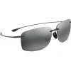 Occhiali da sole Maui Jim Hema Gloss Black Maui Pure Lt Bi-gradient Grey