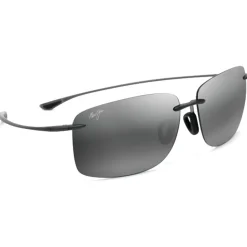 Occhiali da sole Maui Jim Hema Gloss Black Maui Pure Lt Bi-gradient Grey