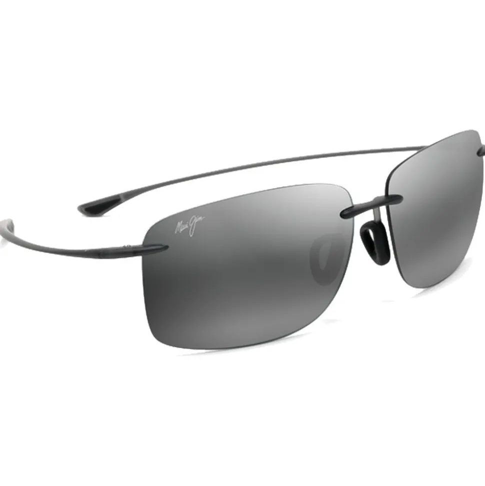 Occhiali da sole Maui Jim Hema Gloss Black Maui Pure Lt Bi-gradient Grey