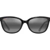 Occhiali da sole Maui Jim Honi Noir Brillant Neutral Grey Minéral Superthin